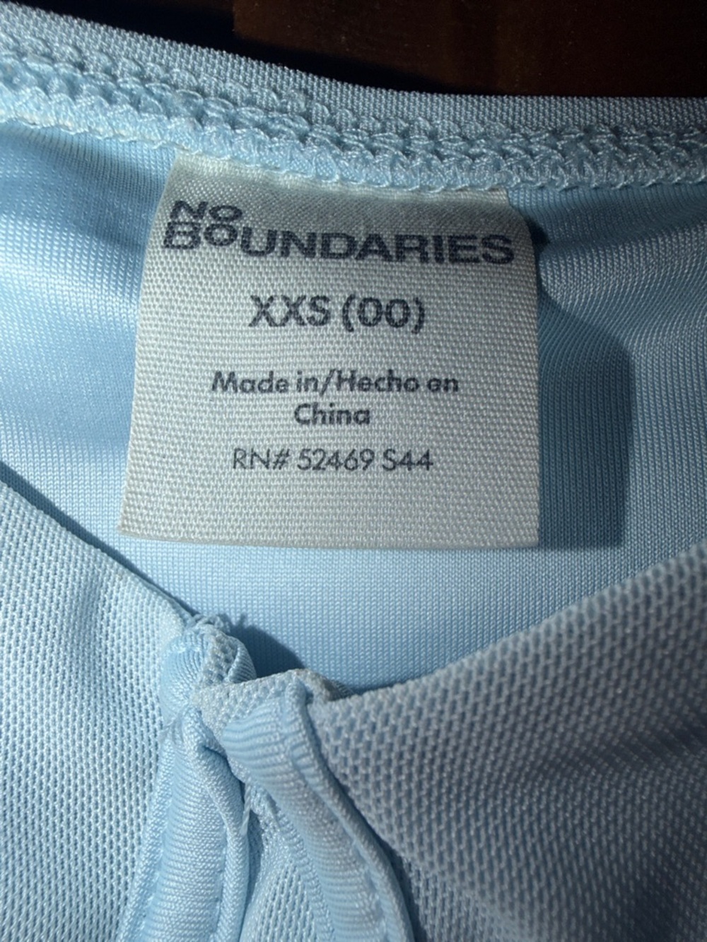 No Boundaries Light Blue Underwire Shaping Camisole - Picture 2 of 7